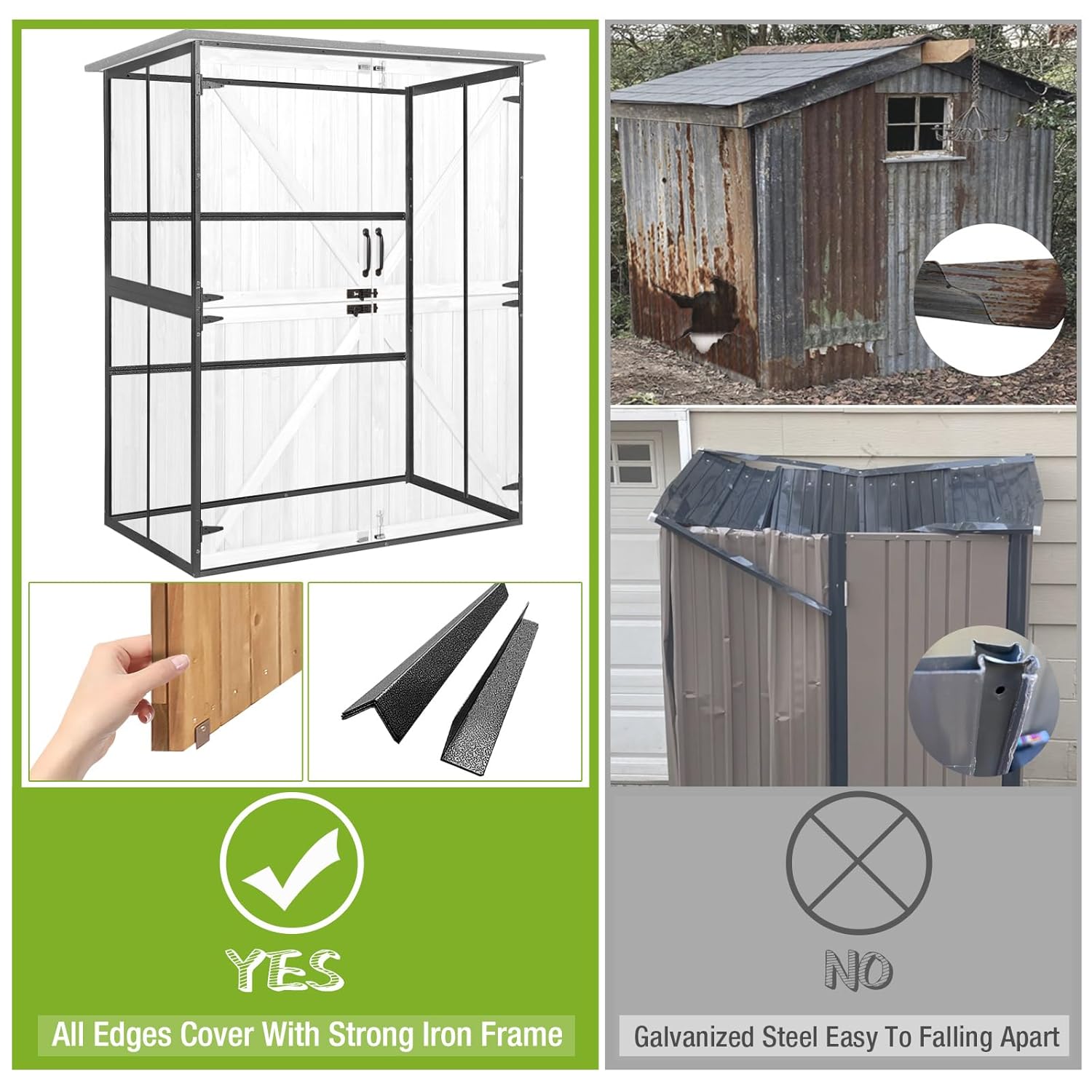 Outdoor Cabinet Storage Shed w - Outdoor Furniture With Storage reseña y precio