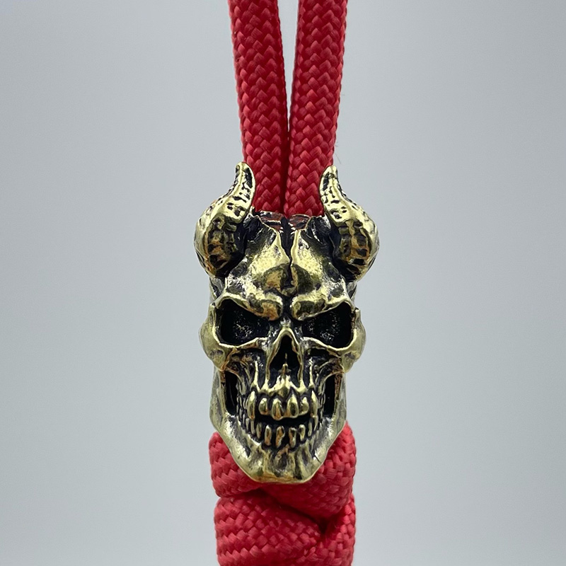 Brass Horned Skull Head Knife  - Outdoor Furniture Diy reseña y precio