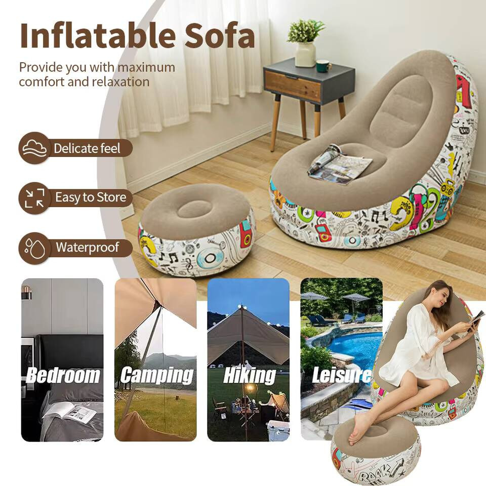 Modern Eco-flocked PVC Inflata - Outdoor Furniture Designer reseña y precio