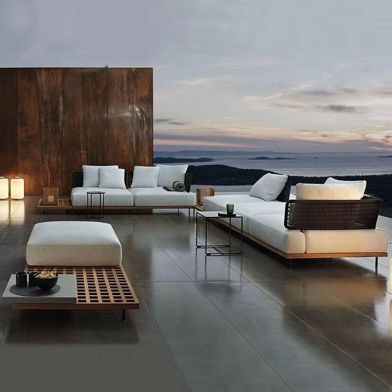 #qw-Outdoor Sofa Patio Villa T - Outdoor Furniture Rattan reseña y precio