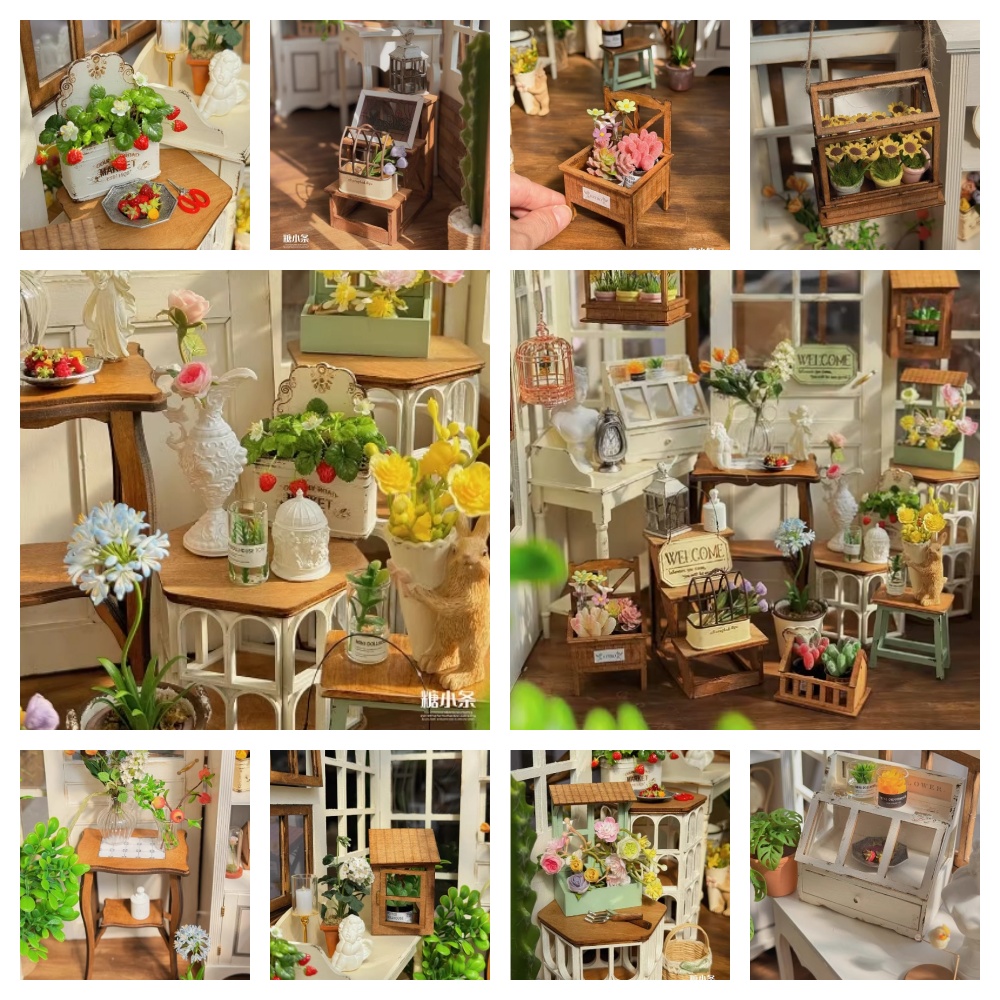 Doll House Miniature Garden Ac - Outdoor Furniture Designer reseña y precio