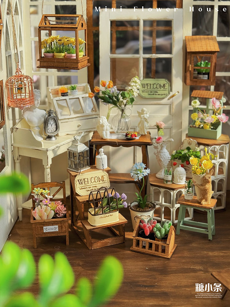 Doll House Miniature Garden Ac - Outdoor Furniture Designer reseña y precio