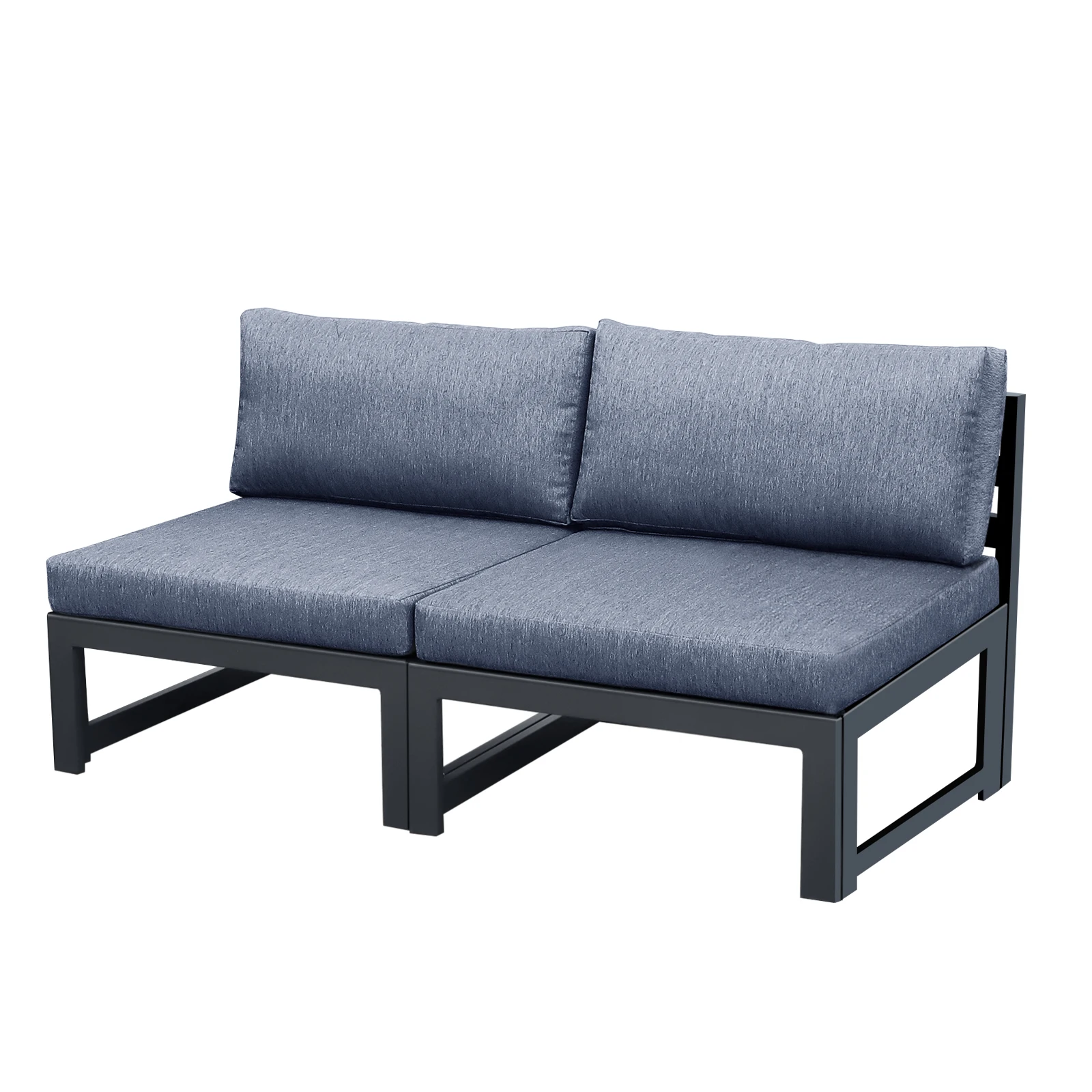 Patio Sectional love seat arml - Outdoor Furniture Loveseat reseña y precio